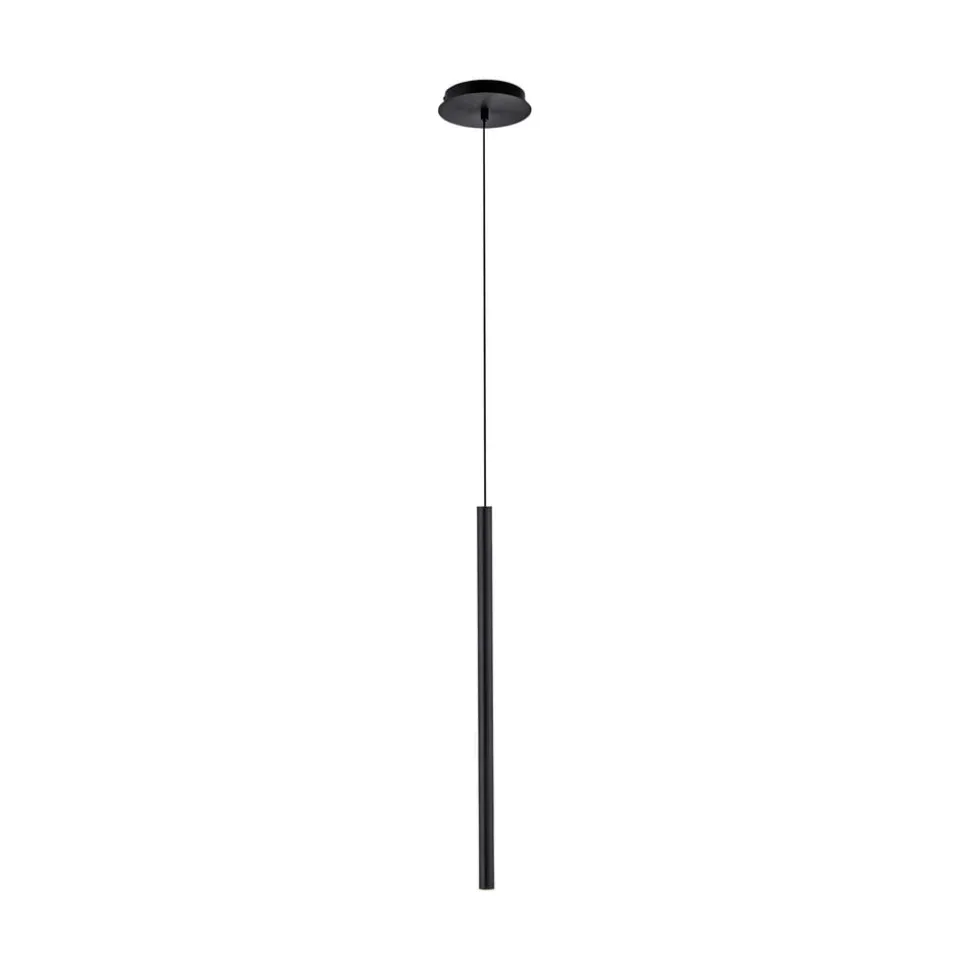 Paul Neuhaus Flute LED-hængelampe 1 lyskilde sort