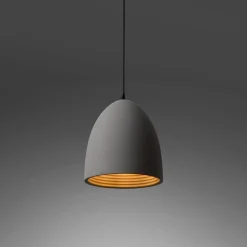 Paul Neuhaus hængelampe Eton, 3.lyskilder, 100 cm, beton, G9