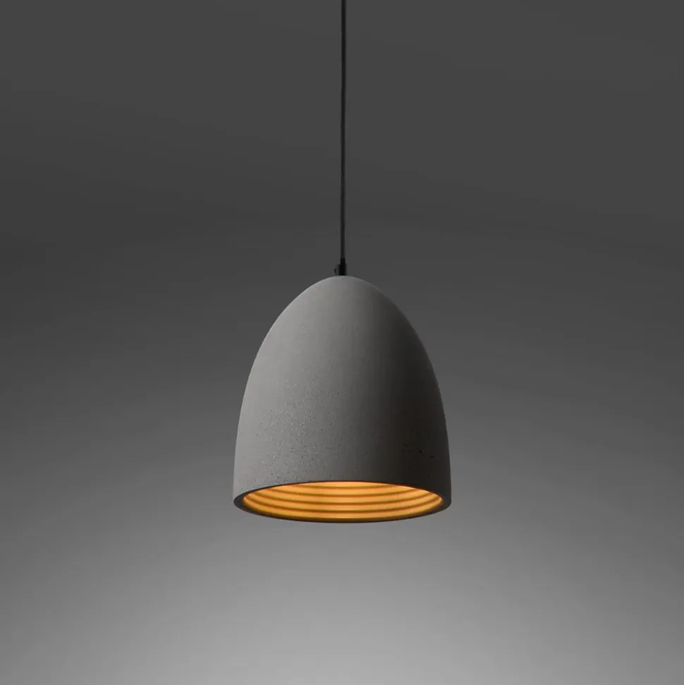 Paul Neuhaus hængelampe Eton, 3.lyskilder, 100 cm, beton, G9