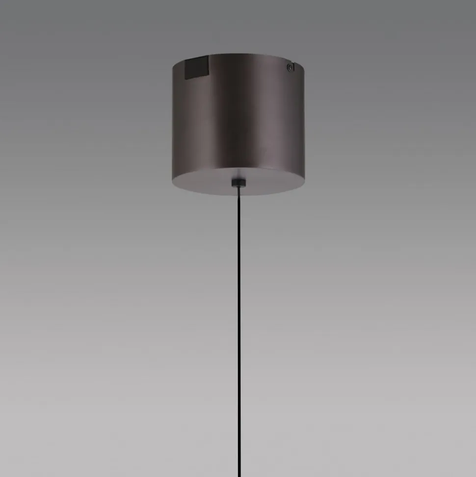 Paul Neuhaus Hængelampe Q-Kon sølvfarvet Ø 21 cm