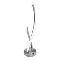 Paul Neuhaus LED-bordlampe Polina, sølv, metal, dæmpbar