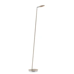 Paul Neuhaus LED-gulvlampe Akku-Bente, messing, CCT, USB-C