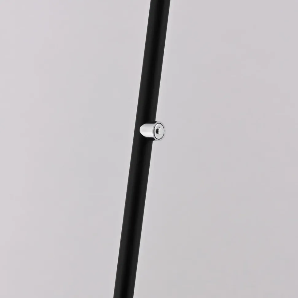 Paul Neuhaus LED-gulvlampe Akku-Bente, sort, CCT, USB-C