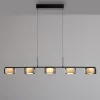 Paul Neuhaus LED-hængelampe Rika, 119 cm, glas, dæmpbar