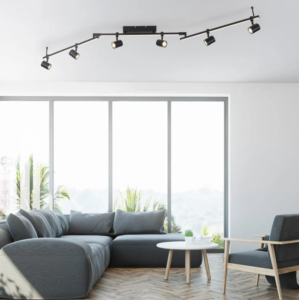 Paul Neuhaus LED-loftspot Barik, 188 cm, justerbar