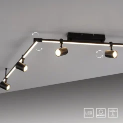 Paul Neuhaus LED-loftspot Barik, 188 cm, justerbar