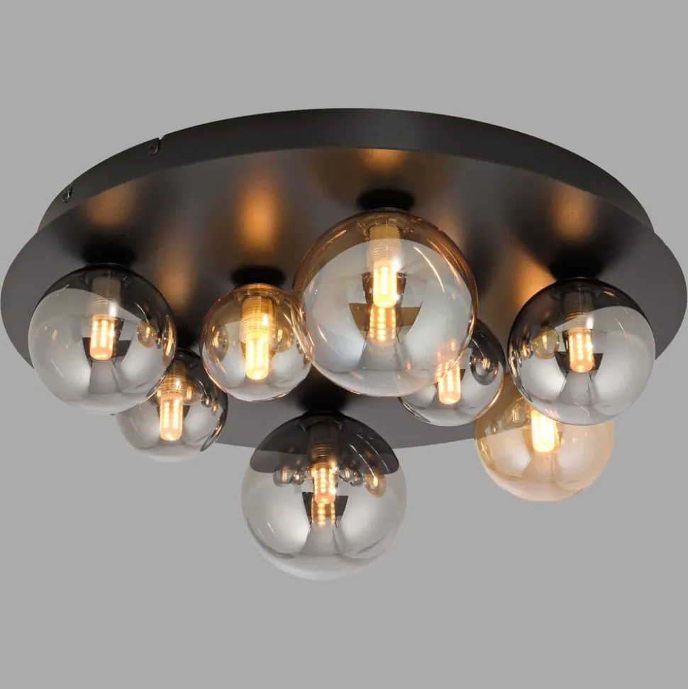 Paul Neuhaus Loftlampe Popsicle, glas, Ø 48 cm, G9