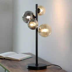 Paul Neuhaus Popsicle bordlampe, glas, 48 cm høj, G9