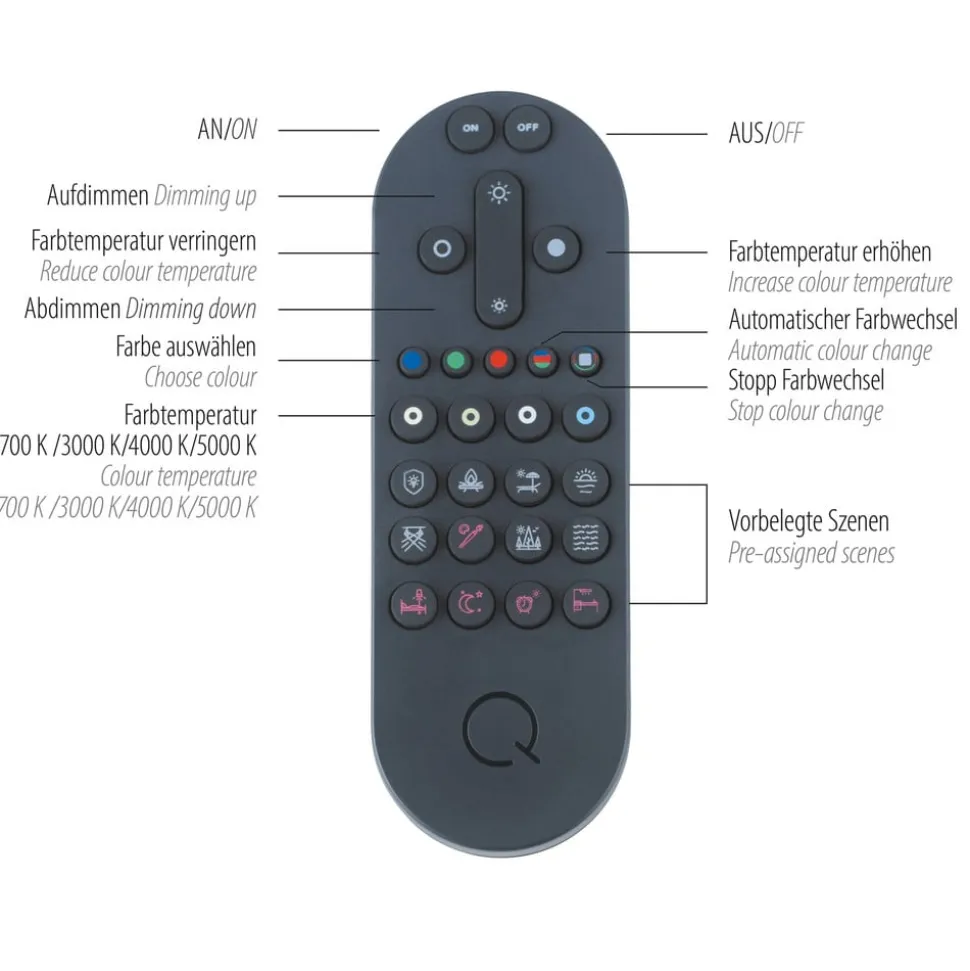 Paul Neuhaus Q-Beluga LED-hængelampe, messing