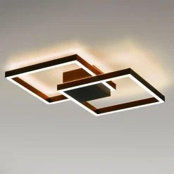 Paul Neuhaus Q-MARKO LED-loftlampe, 2 lk, kantet