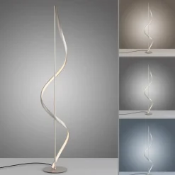 Paul Neuhaus Q-Swing LED-gulvlampe, stål