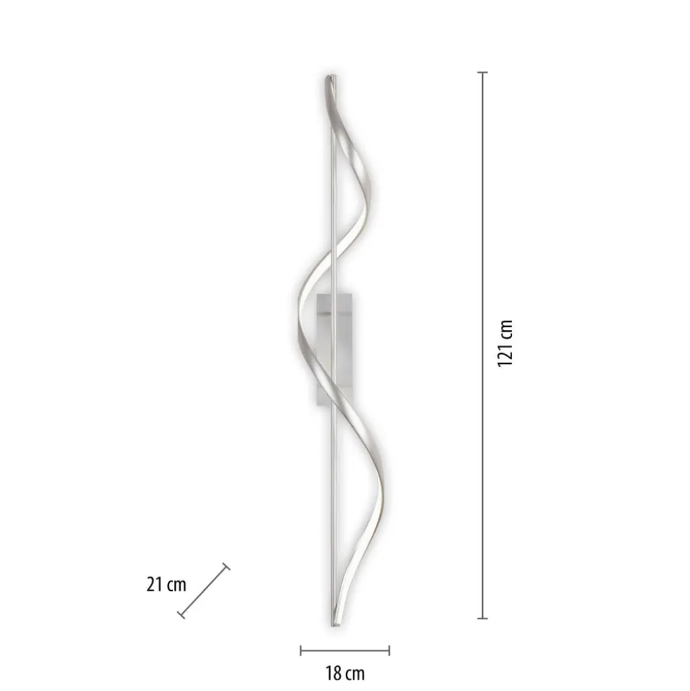 Paul Neuhaus Q-Swing LED-loftlampe, stål