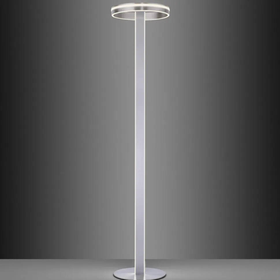 Paul Neuhaus Q-Vito LED-gulvlampe, lige med ring