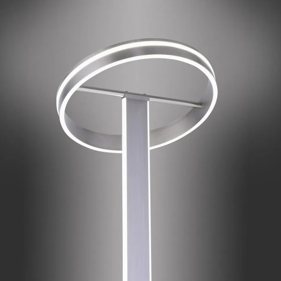 Paul Neuhaus Q-Vito LED-gulvlampe, lige med ring