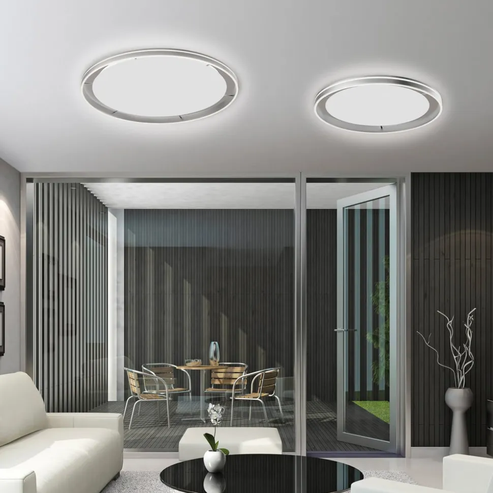 Paul Neuhaus Q-VITO LED-loftlampe 59 cm stål