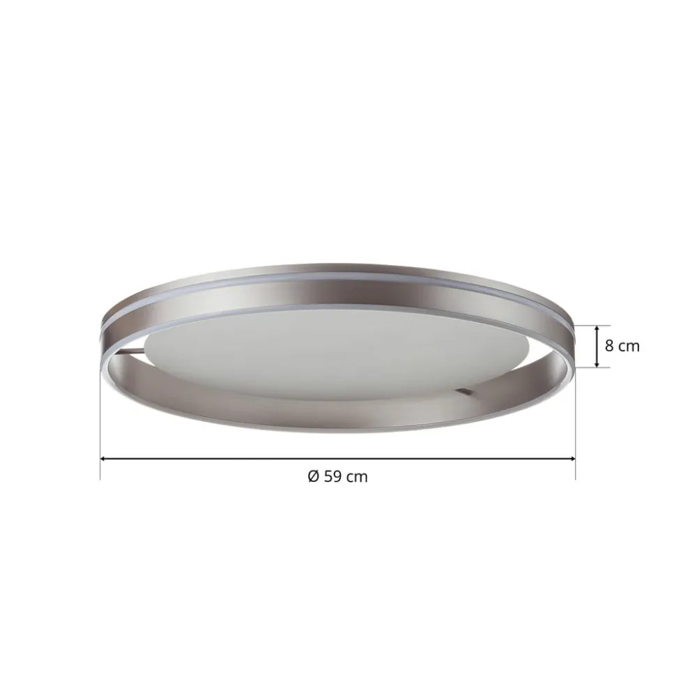 Paul Neuhaus Q-VITO LED-loftlampe 59 cm stål