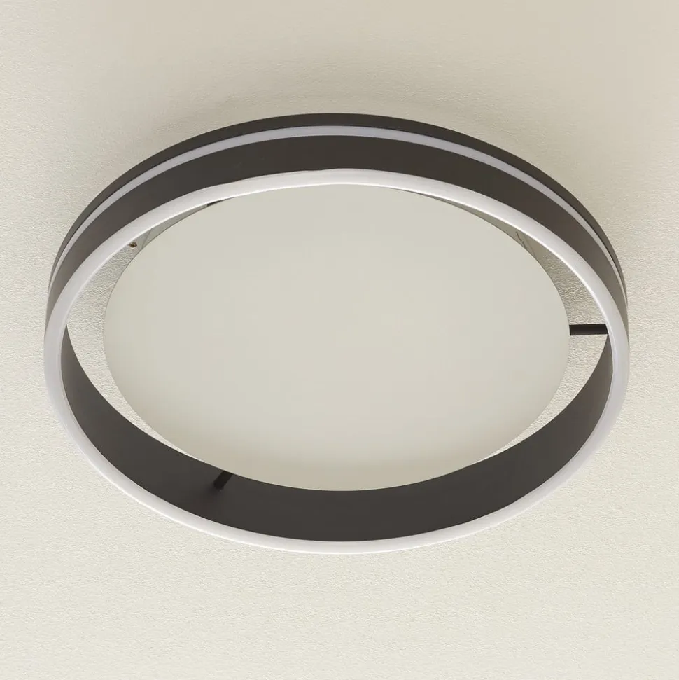 Paul Neuhaus Q-VITO LED-loftslampe 40 cm antracit
