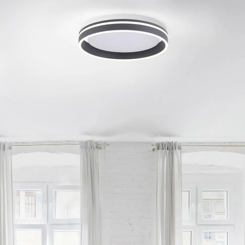 Paul Neuhaus Q-VITO LED-loftslampe 40 cm antracit