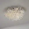 Paul Neuhaus Ricicle loftslampe, krystalpendel, Ø 60 cm