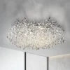 Paul Neuhaus Ricicle loftslampe, krystalpendel, Ø 80 cm