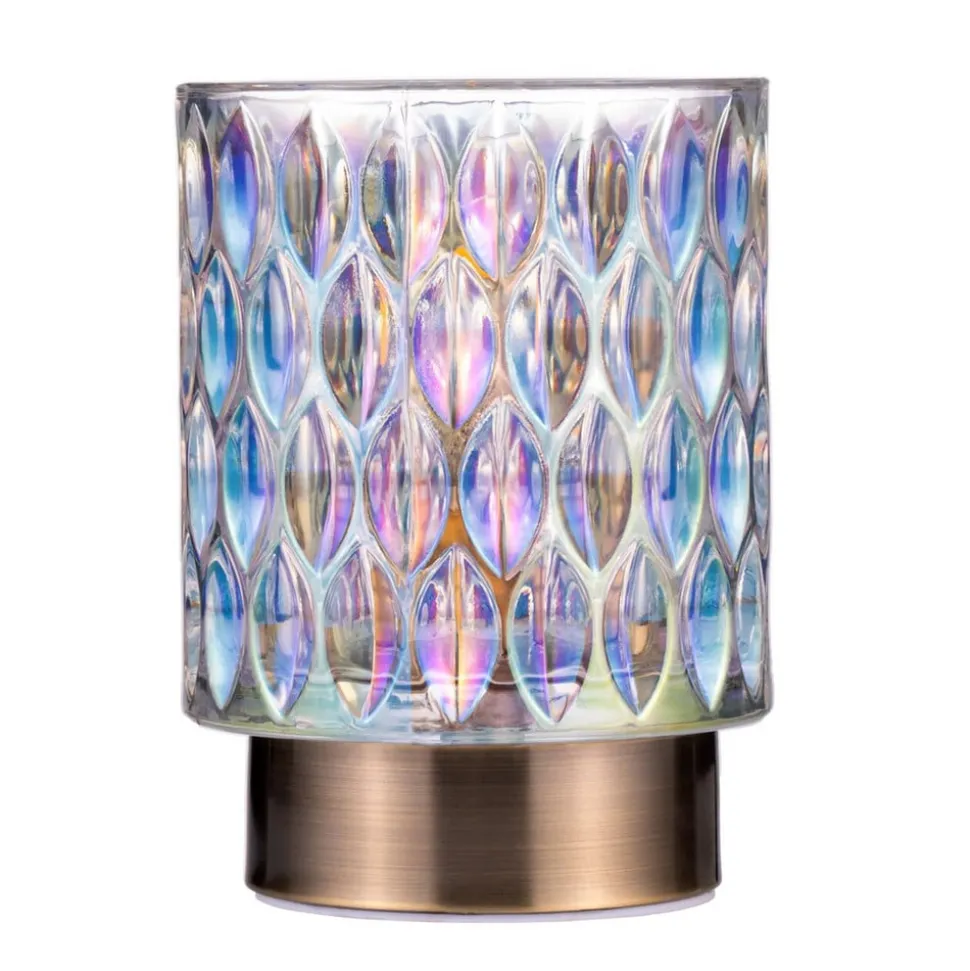 Pauleen Clear Glamour dekolampe i glas, batteri