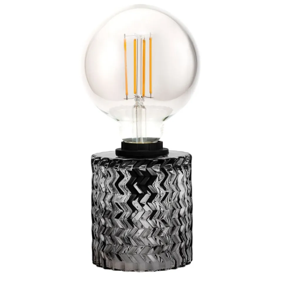 Pauleen Crystal Smoking bordlampe med glassokkel