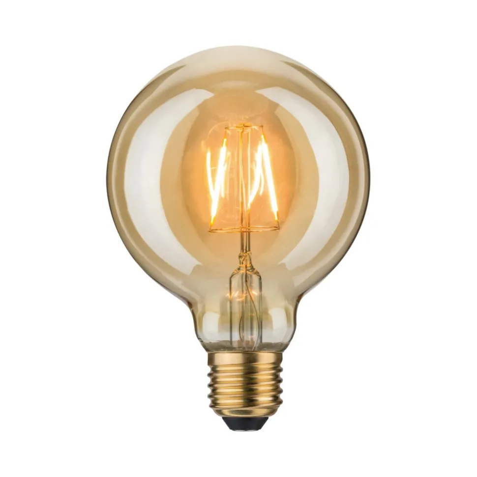 Pauleen LED-filamentpære G95 E27 2,7 W guld 1.700K