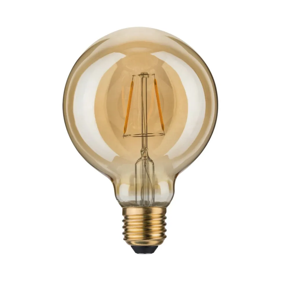 Pauleen LED-filamentpære G95 E27 2,7 W guld 1.700K