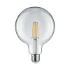 Pauleen LED-filamentpære G125 E27 9 W klar 2.700 K