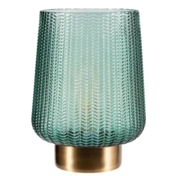 Pauleen Pretty Glamour E27-LED turkis/messing