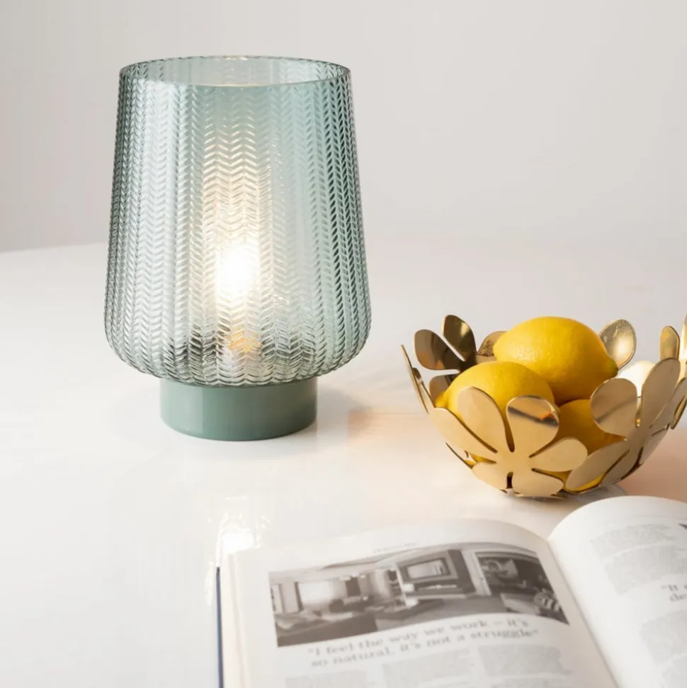 Pauleen Pretty Glamour E27-LED, metalfod, turkis