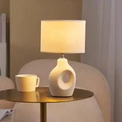 Pauleen Pure Crush bordlampe, hvid/beige