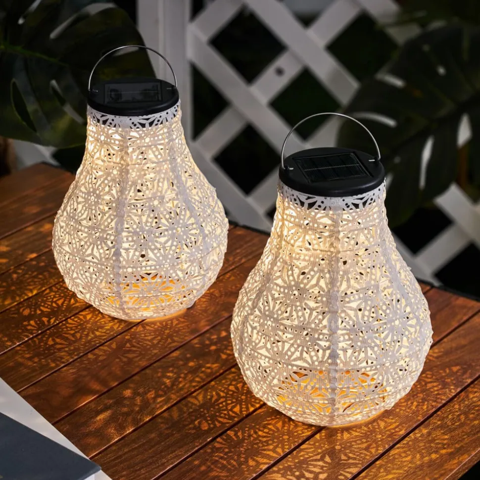 Pauleen Sunshine Blaze LED-dekolampe, hvid 2 stk