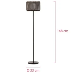 Pauleen Sunshine Elegance LED-gulvlampe m solcelle