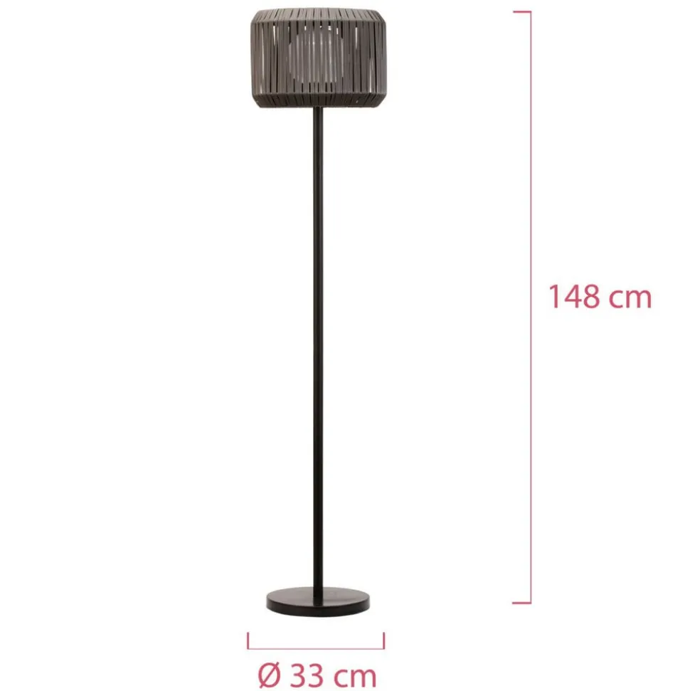 Pauleen Sunshine Elegance LED-gulvlampe m solcelle