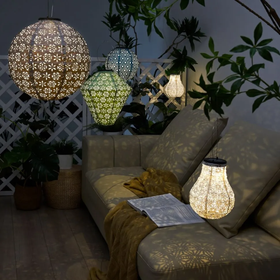 Pauleen Sunshine Flower LED-dekolampe, grøn