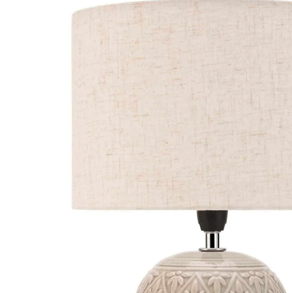 Pauleen Tender Pearl bordlampe med stofskærm