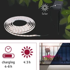 Paulmann 78896 Solar LED-stripe 3 m, varmhvid