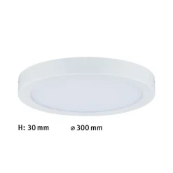Paulmann Abia LED-panel Ø 30cm 2.700 K mat hvidt
