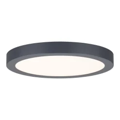 Paulmann Abia LED-panel Ø 30cm 2.700 K mørkegråt