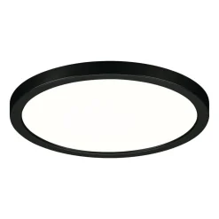 Paulmann Areo LED-panel rund sort 4000K Ø17,5cm