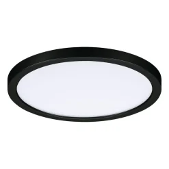 Paulmann Areo LED-panel rund sort 4000K Ø17,5cm