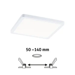 Paulmann Areo panel 3 stepdim, kantet 840 17,5 cm