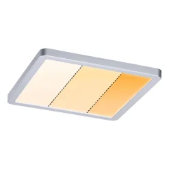 Paulmann Areo Panel dimtowarm, kantet, krom 17,5cm