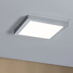 Paulmann Atria loftlampe 2.700 K 22x22 cm, krom