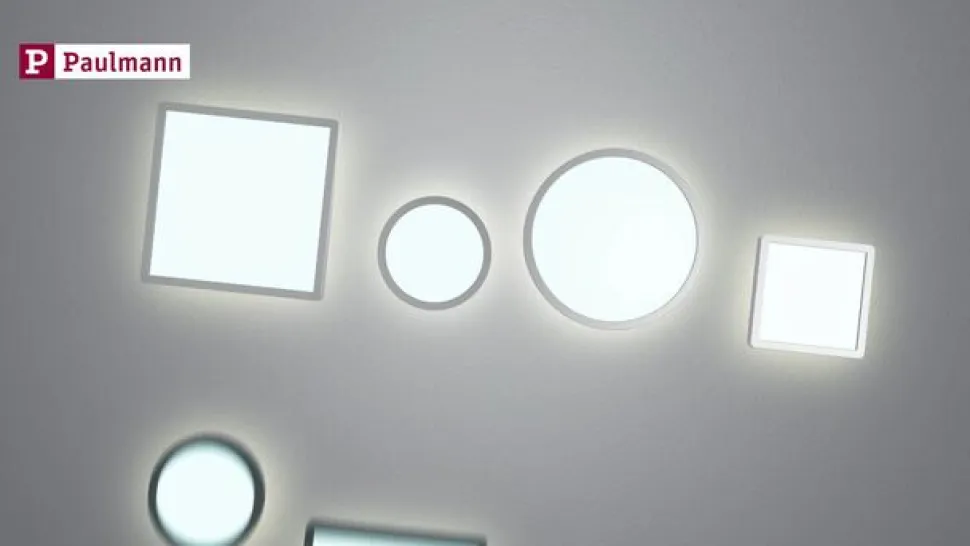 Paulmann Atria Shine panel on/off sort 830 19x19