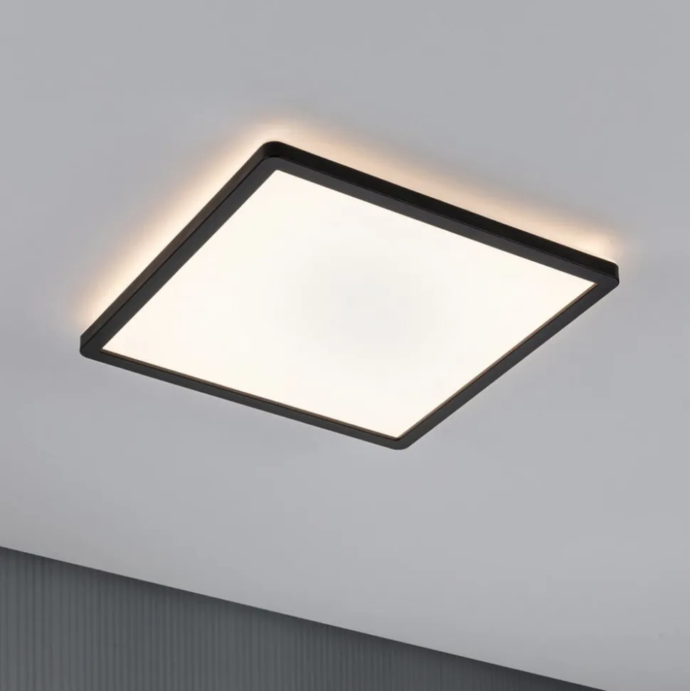 Paulmann Atria Shine Panel on/off sort 830 29x29
