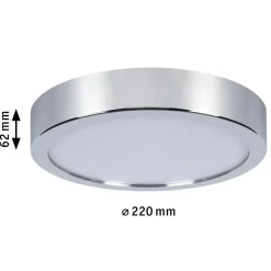 Paulmann Aviar LED-loftlampe Ø 22 cm krom 3.000 K