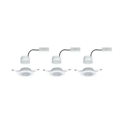 Paulmann Base LED-spot, 3x, 3-step-dim hvid