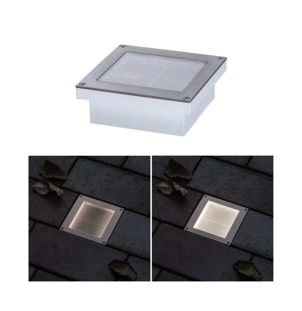 Paulmann Brick LED nedgravningslampe, 10x10 cm
